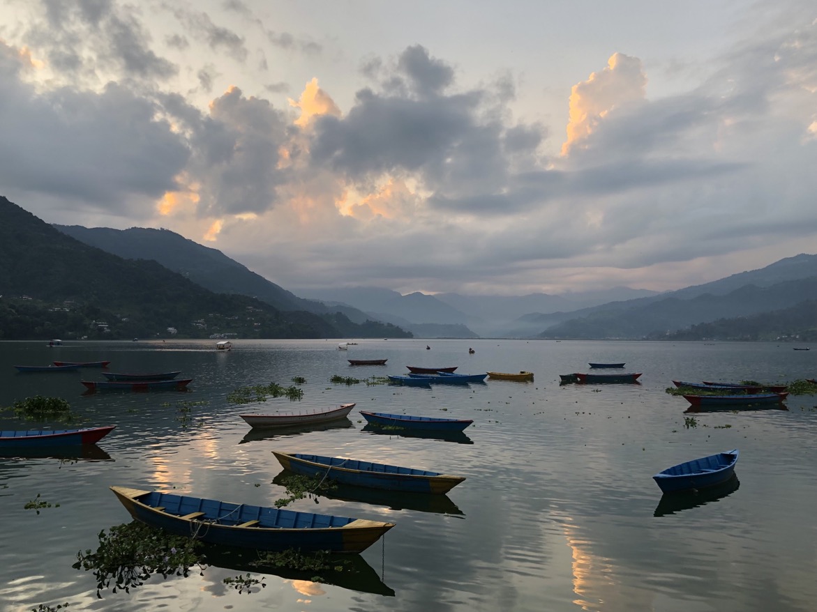 Phewa Lake, Pokhara, Nepal. (October 2022)